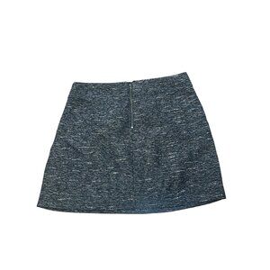 Loft Metallic Tweed Mini Skirt‎ Women's with 2 Pocket Size 12 P